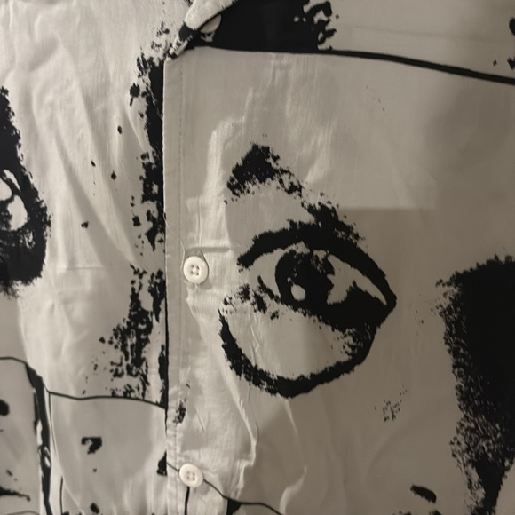 NWT small beetlejuice men's button down shirt 1138 - Picture 3 of 5